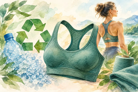 Sujetadores deportivos de material reciclado