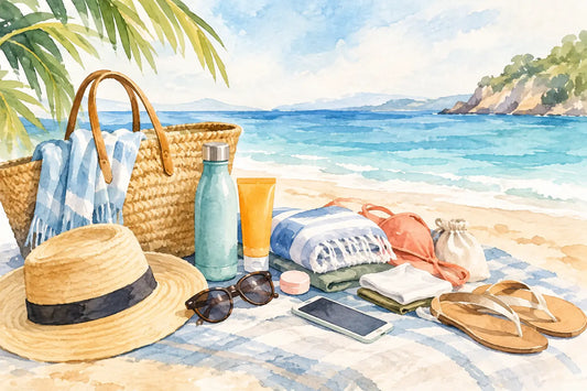 12 imprescindibles para viaje de playa sin exceso
